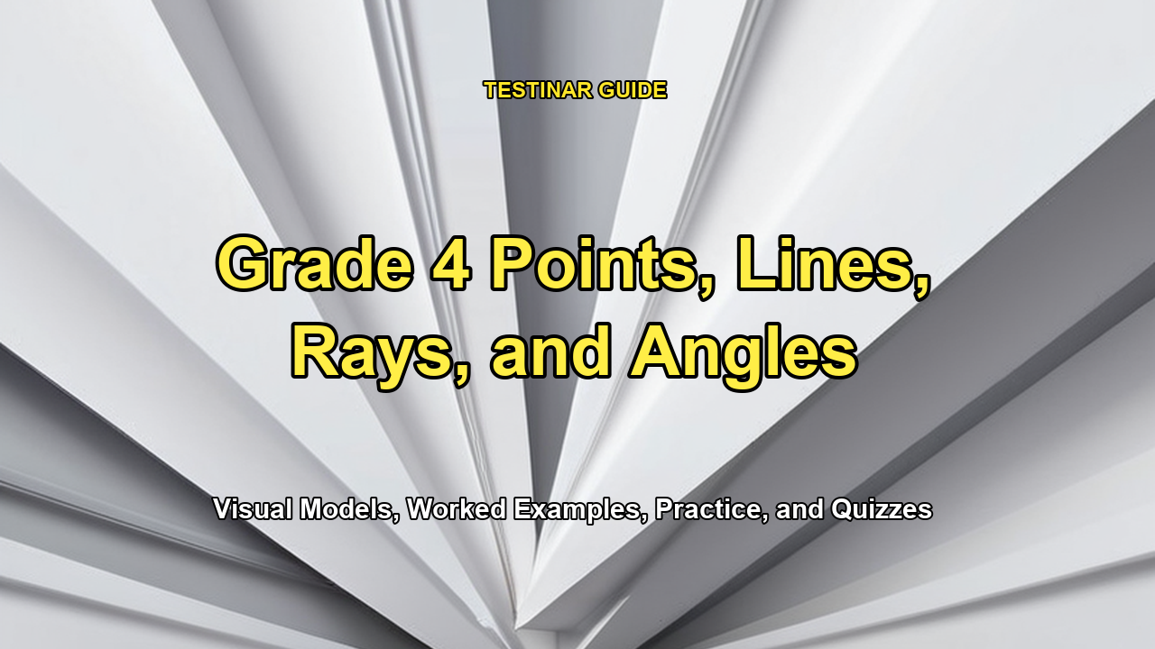 Grade 4 Points, Lines, Rays, and Angles