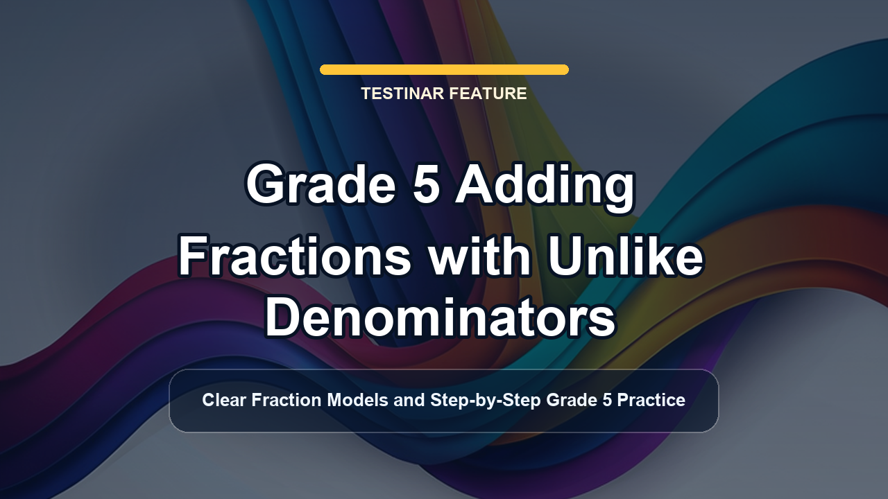 Grade 5 Adding Fractions with Unlike Denominators