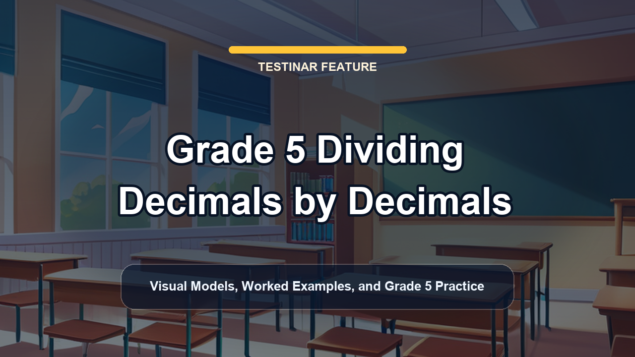 Grade 5 Dividing Decimals by Decimals
