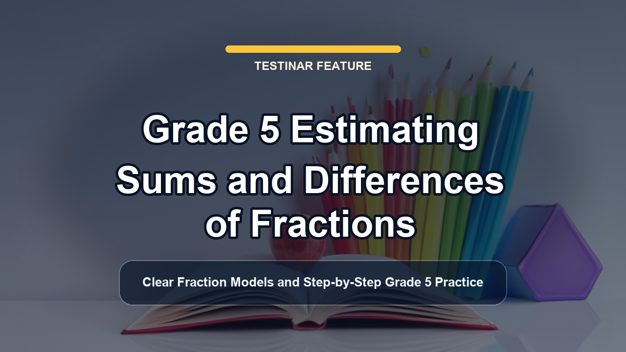 Grade 5 Estimating Sums and Differences of Fractions