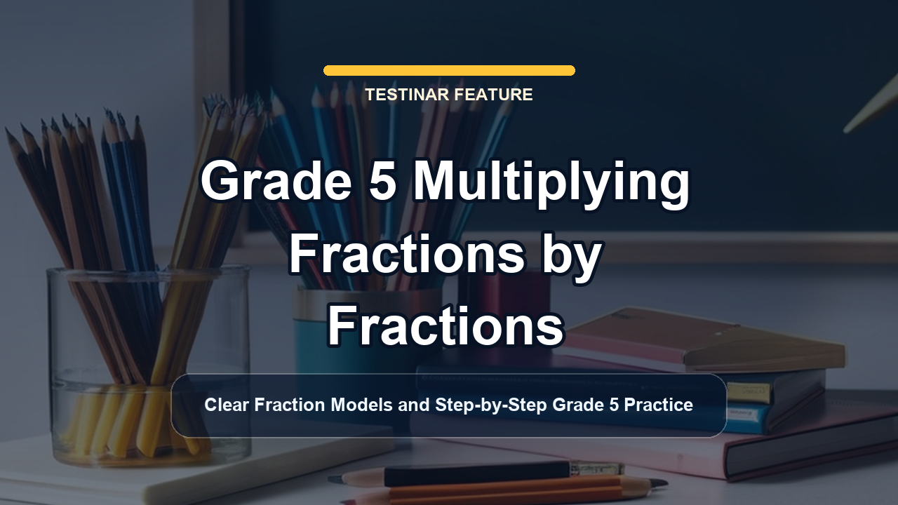Grade 5 Multiplying Fractions by Fractions