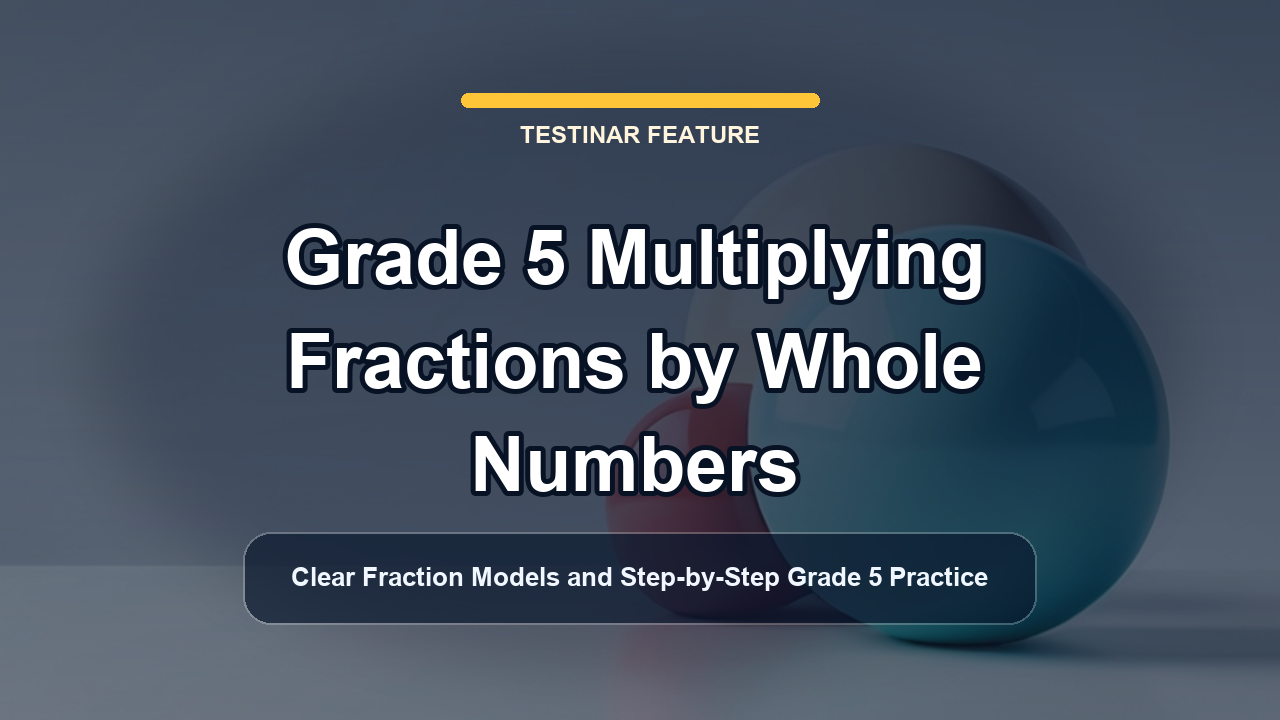 Grade 5 Multiplying Fractions by Whole Numbers