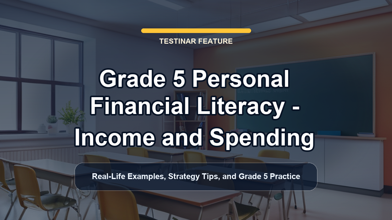 Grade 5 Personal Financial Literacy - Income and Spending