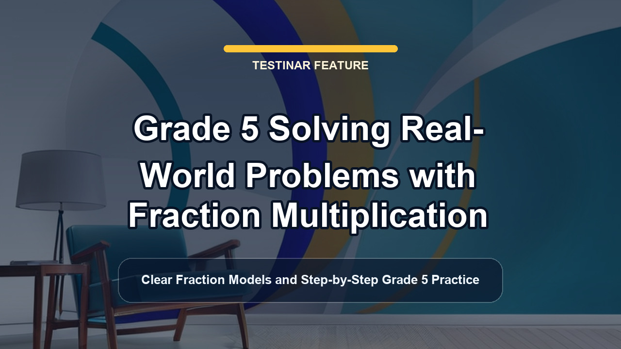 Grade 5 Solving Real-World Problems with Fraction Multiplication