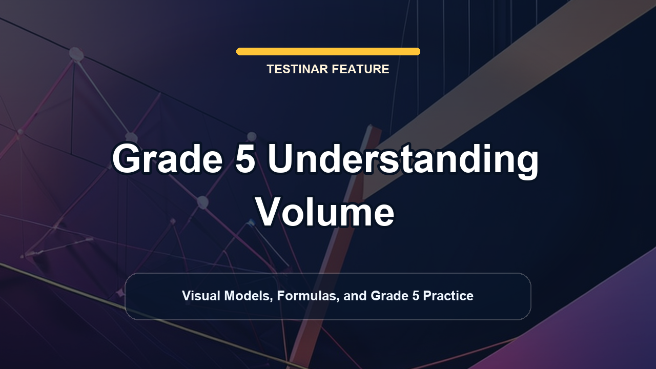 Grade 5 Understanding Volume