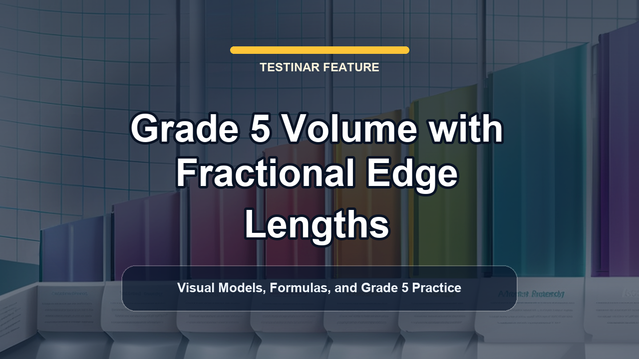 Grade 5 Volume with Fractional Edge Lengths