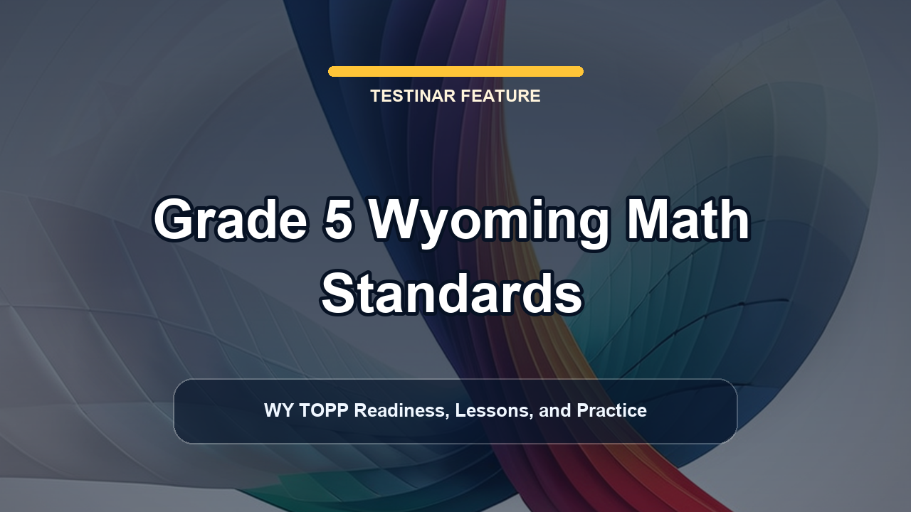 Grade 5 Wyoming Math Standards