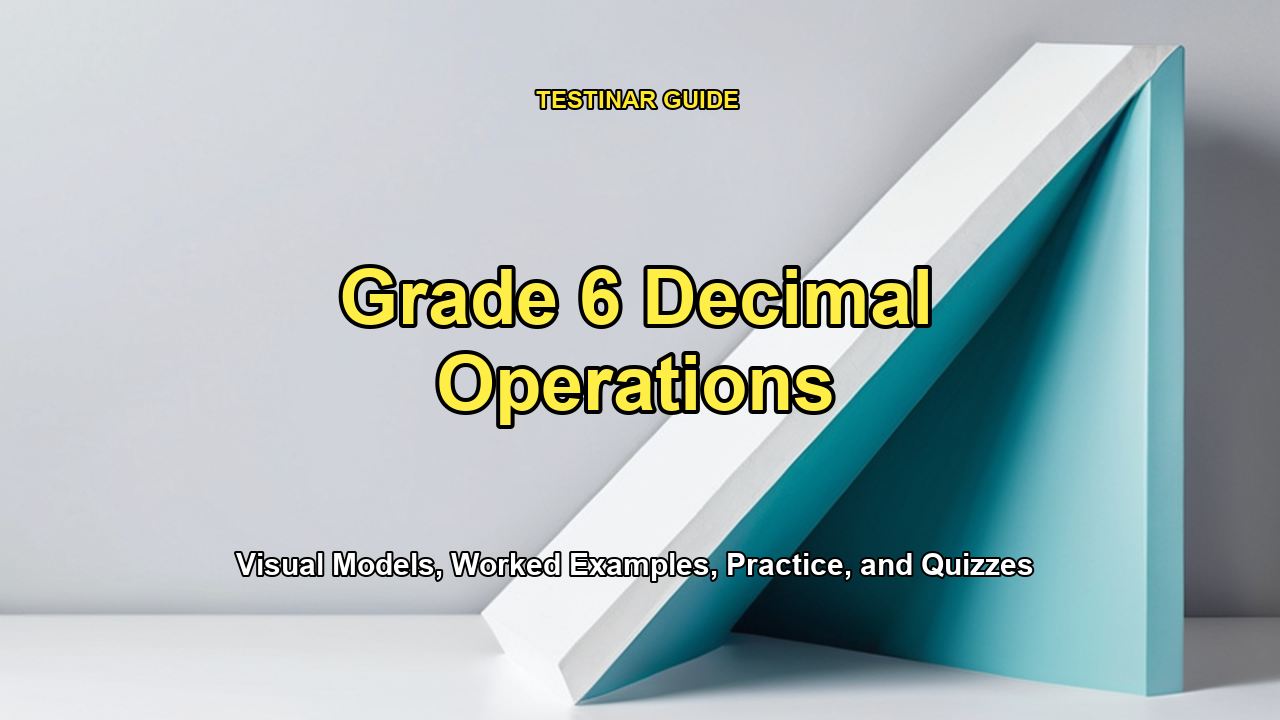 Grade 6 Decimal Operations
