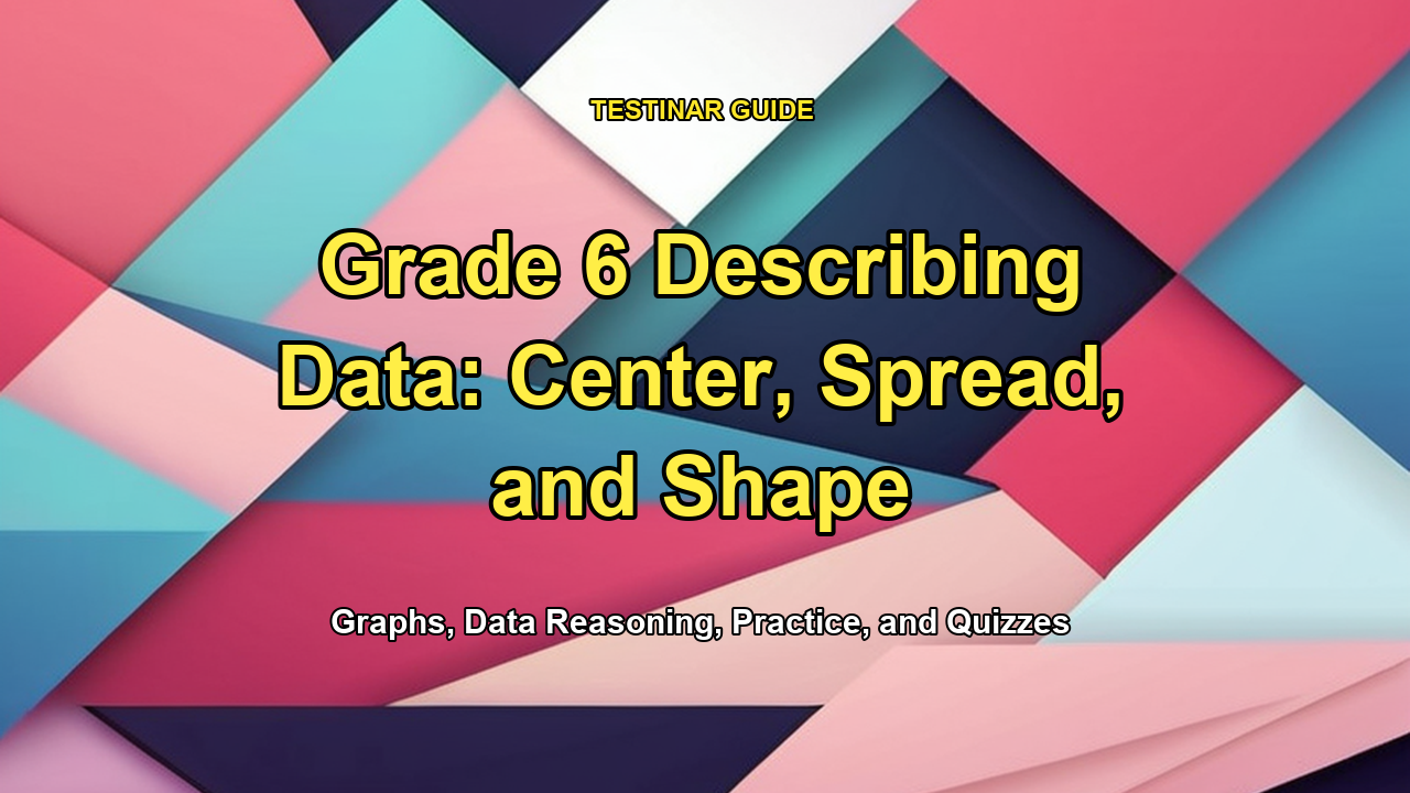 Grade 6 Describing Data: Center, Spread, and Shape
