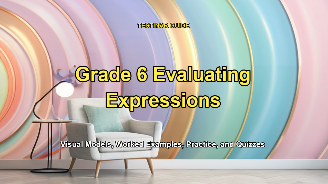 Grade 6 Evaluating Expressions