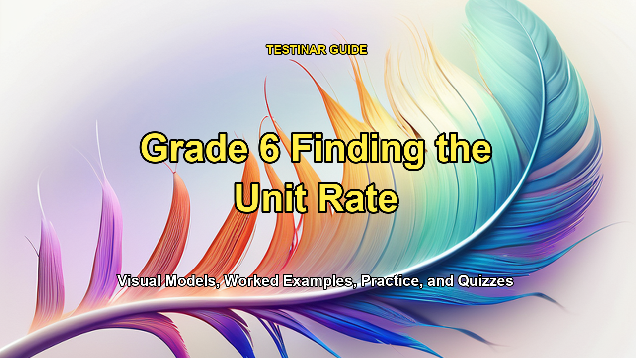 Grade 6 Finding the Unit Rate