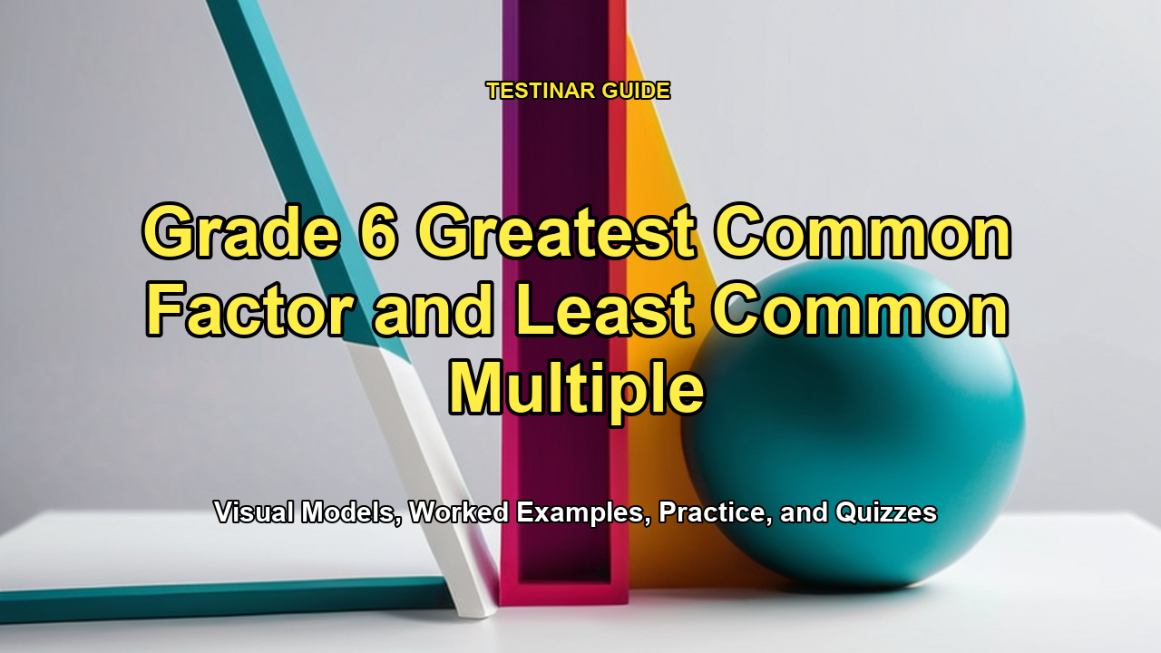Grade 6 Greatest Common Factor and Least Common Multiple