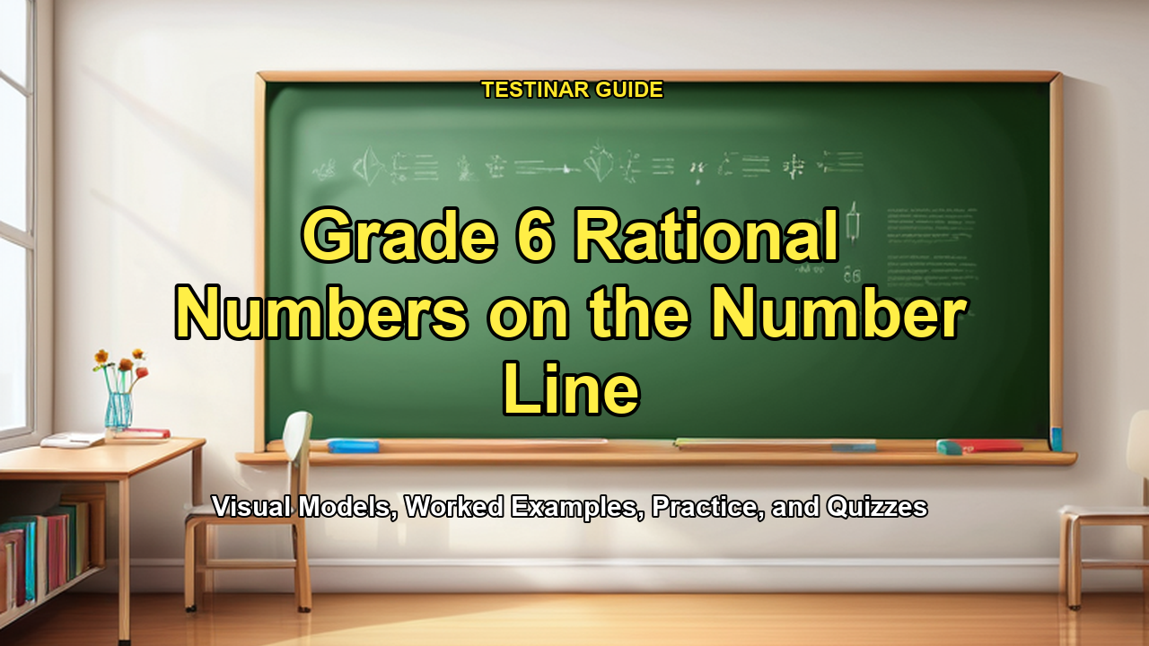 Grade 6 Rational Numbers on the Number Line