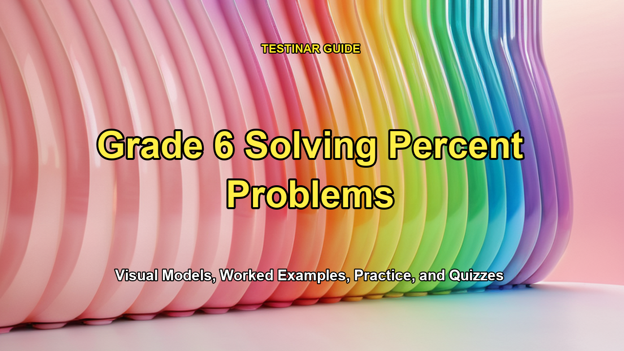 Grade 6 Solving Percent Problems