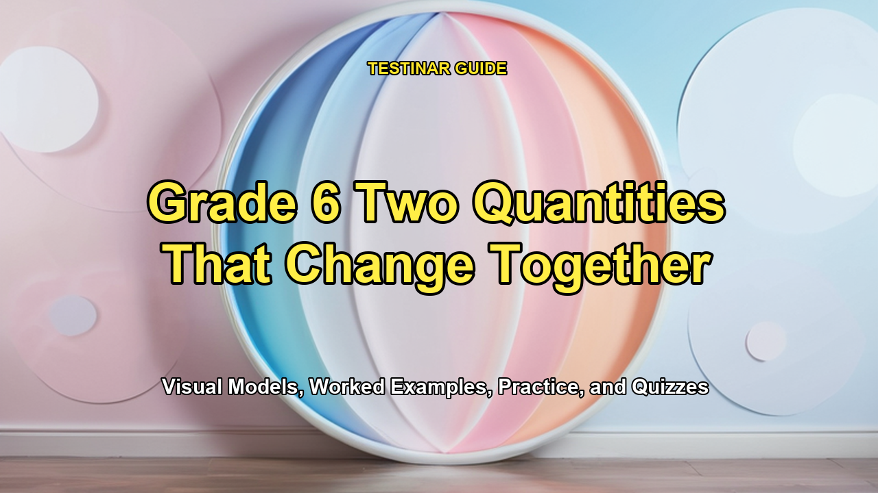 Grade 6 Two Quantities That Change Together