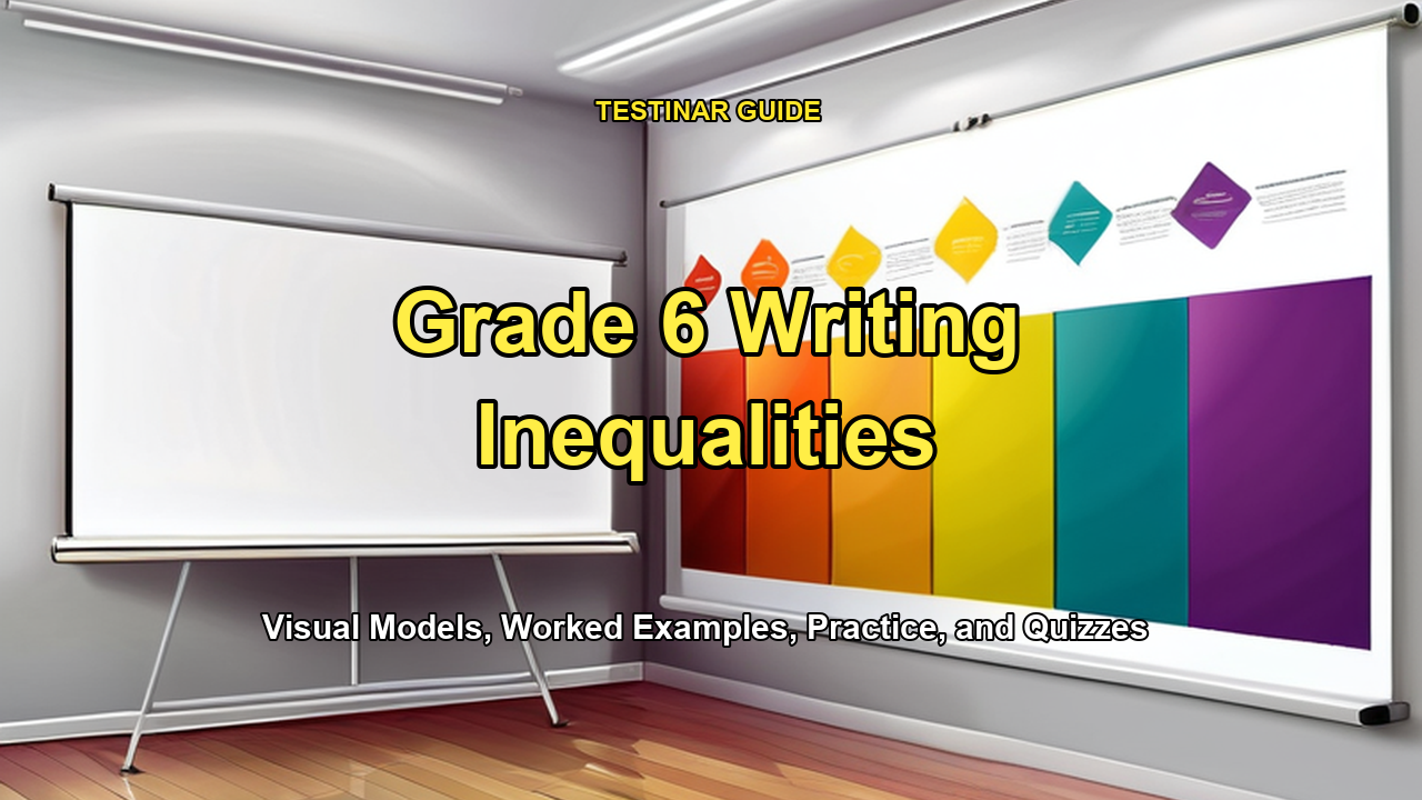Grade 6 Writing Inequalities
