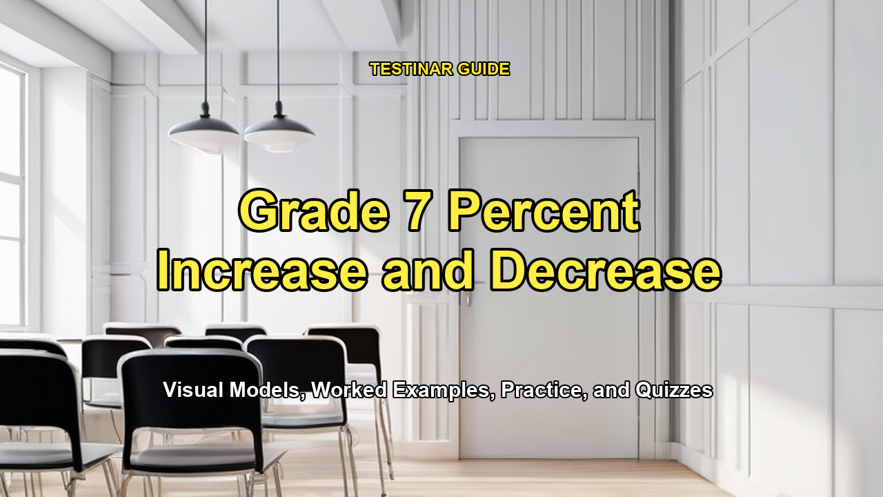 Grade 7 Percent Increase and Decrease