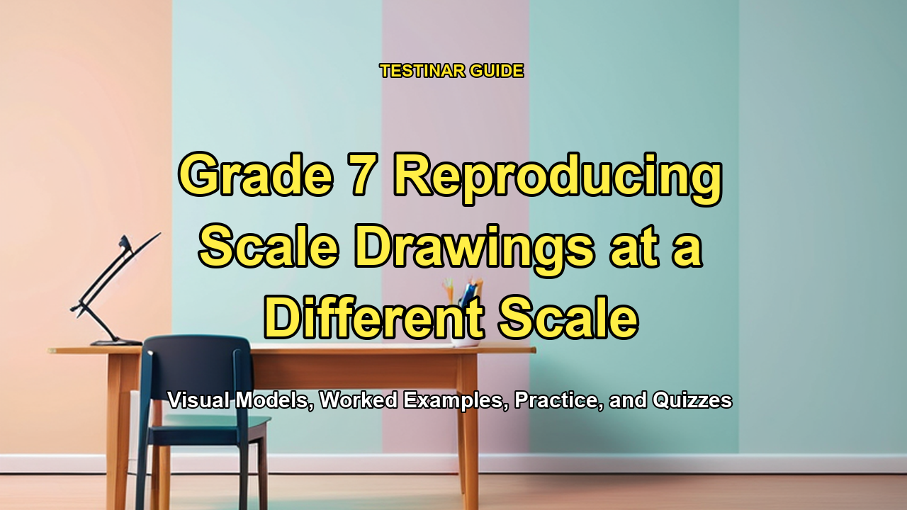 Grade 7 Reproducing Scale Drawings at a Different Scale