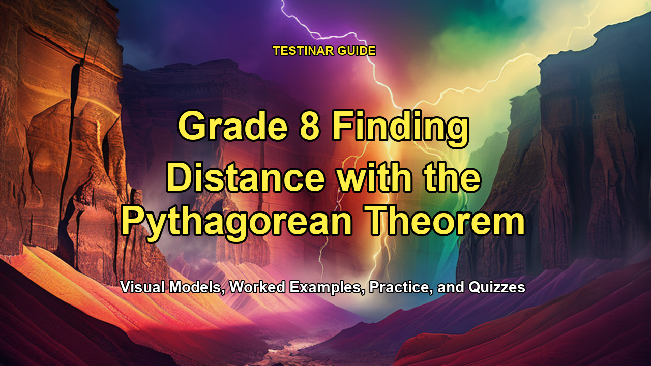 Grade 8 Finding Distance with the Pythagorean Theorem