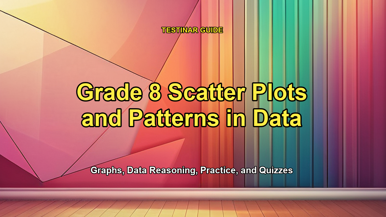 Grade 8 Scatter Plots and Patterns in Data