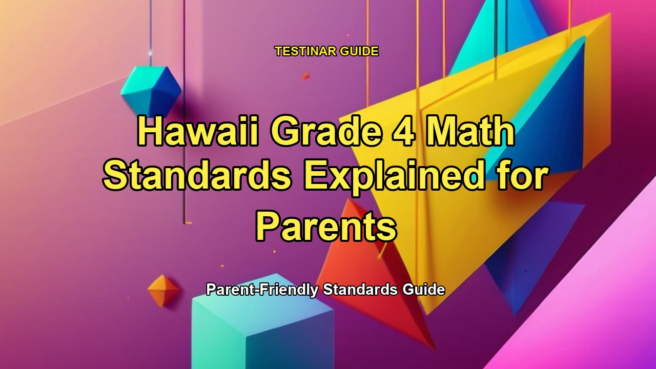 Hawaii Grade 4 Math Standards Explained for Parents