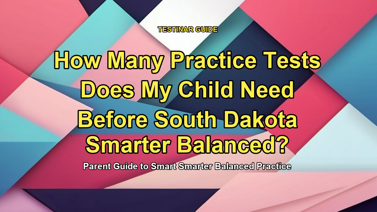 How Many Practice Tests Does My Child Need Before South Dakota Smarter Balanced?