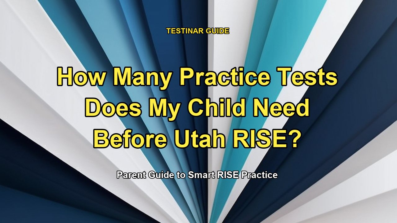 How Many Practice Tests Does My Child Need Before Utah RISE?