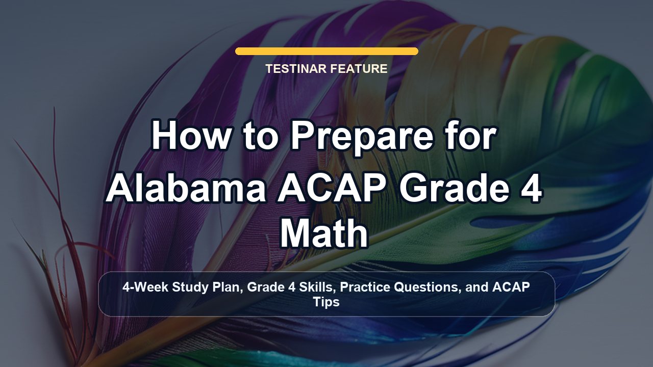 How to Prepare for Alabama ACAP Grade 4 Math