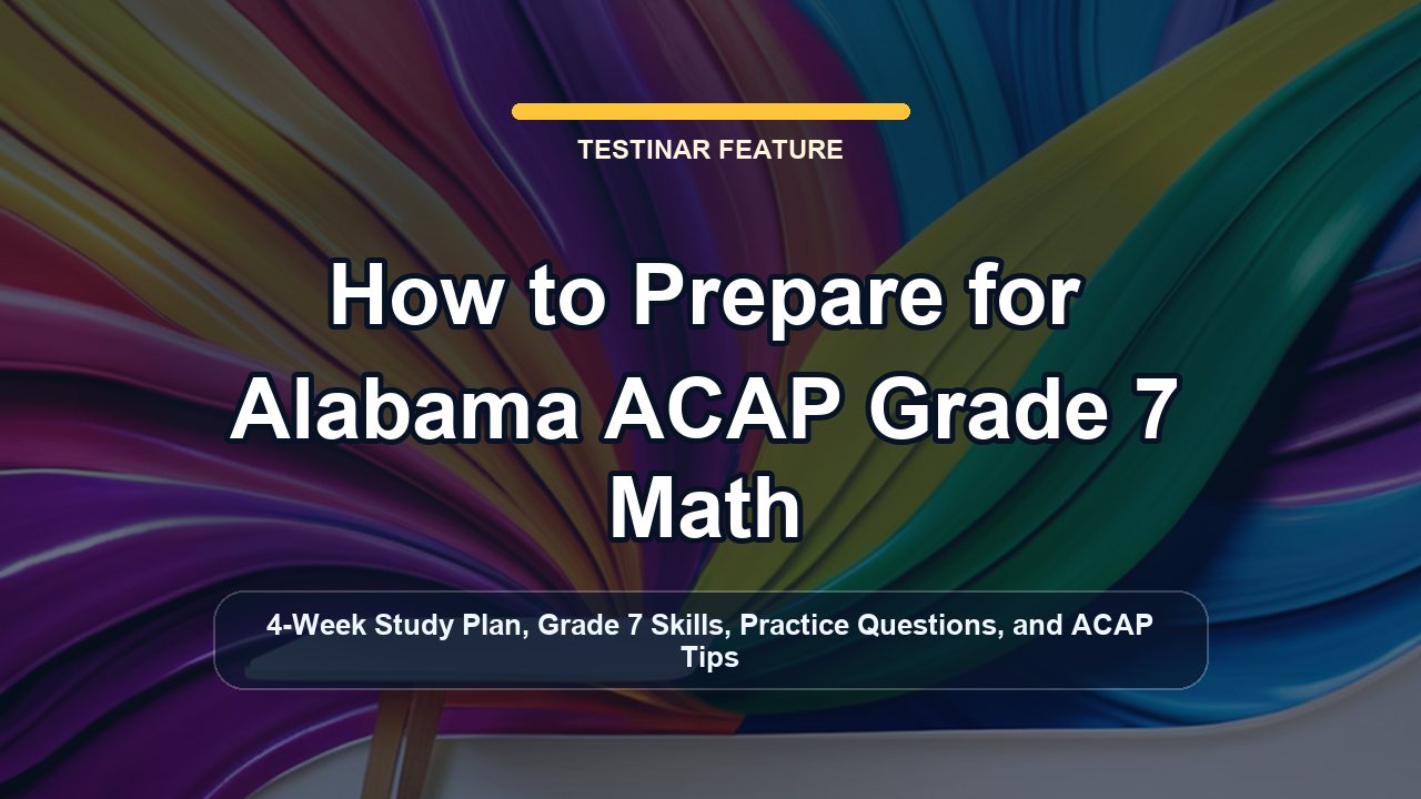 How to Prepare for Alabama ACAP Grade 7 Math