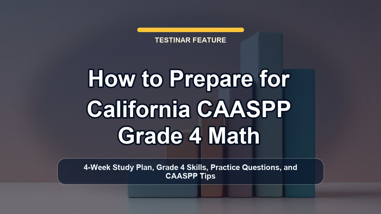 How to Prepare for California CAASPP Grade 4 Math