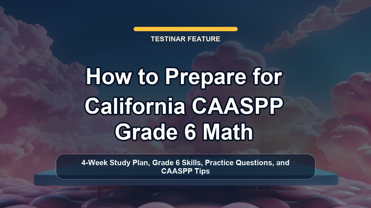 How to Prepare for California CAASPP Grade 6 Math
