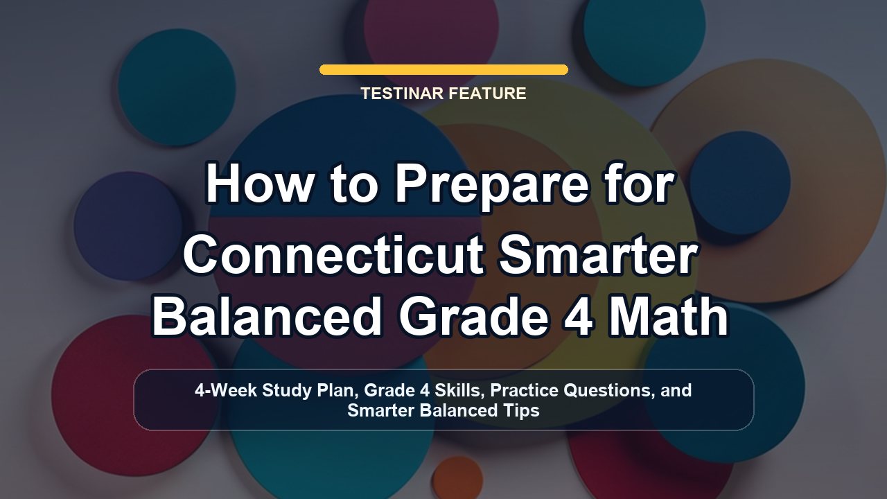 How to Prepare for Connecticut Smarter Balanced Grade 4 Math