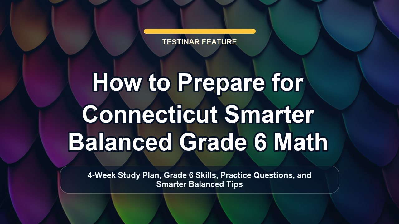How to Prepare for Connecticut Smarter Balanced Grade 6 Math