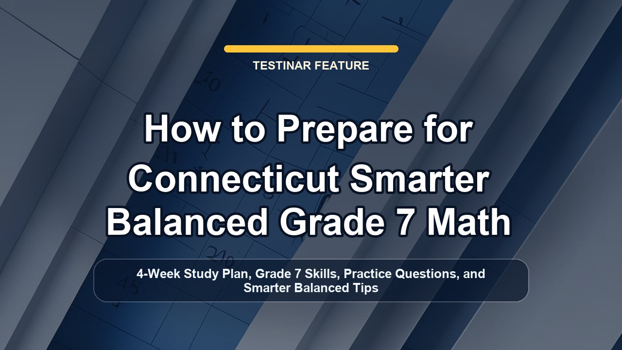 How to Prepare for Connecticut Smarter Balanced Grade 7 Math