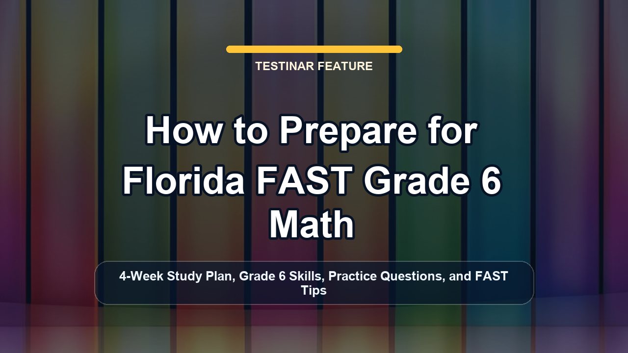 How to Prepare for Florida FAST Grade 6 Math