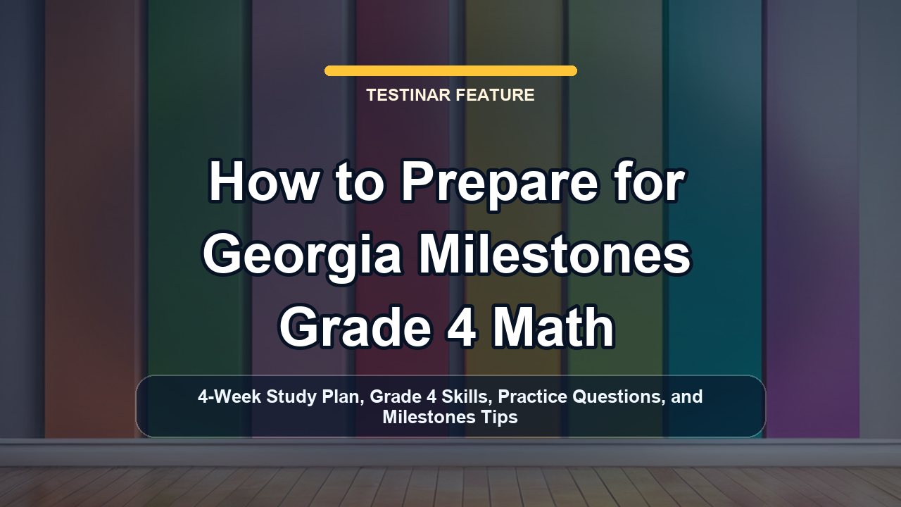 How to Prepare for Georgia Milestones Grade 4 Math
