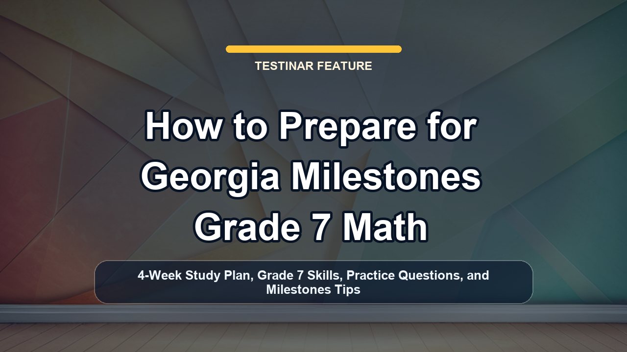 How to Prepare for Georgia Milestones Grade 7 Math