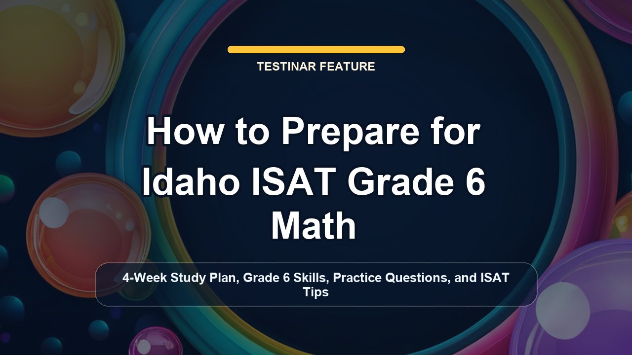 How to Prepare for Idaho ISAT Grade 6 Math