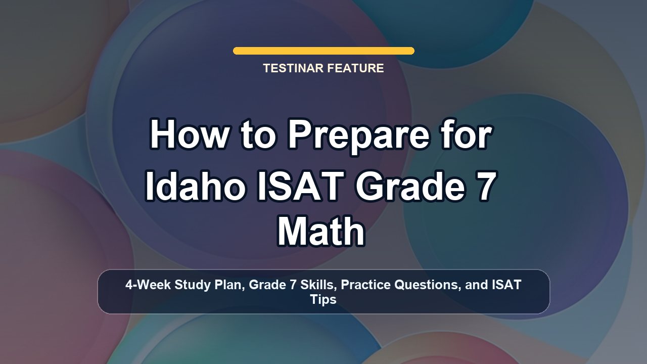 How to Prepare for Idaho ISAT Grade 7 Math