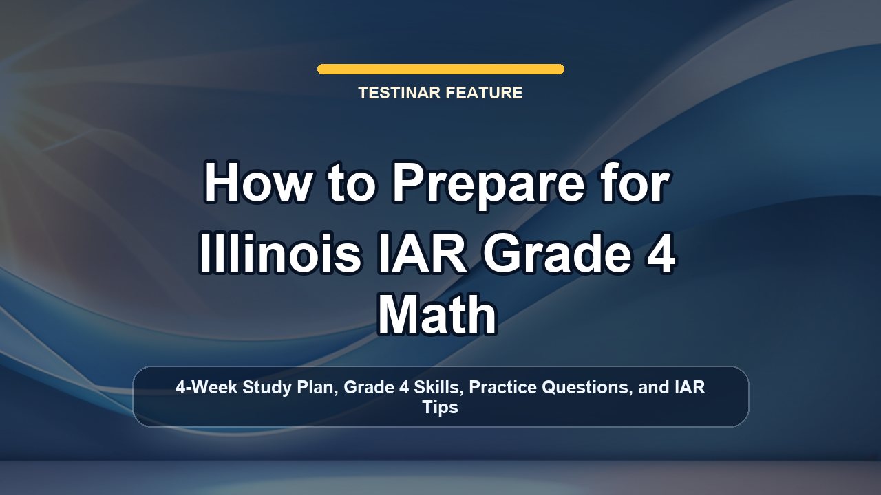How to Prepare for Illinois IAR Grade 4 Math