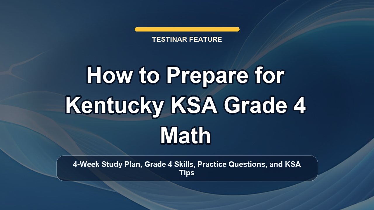 How to Prepare for Kentucky KSA Grade 4 Math