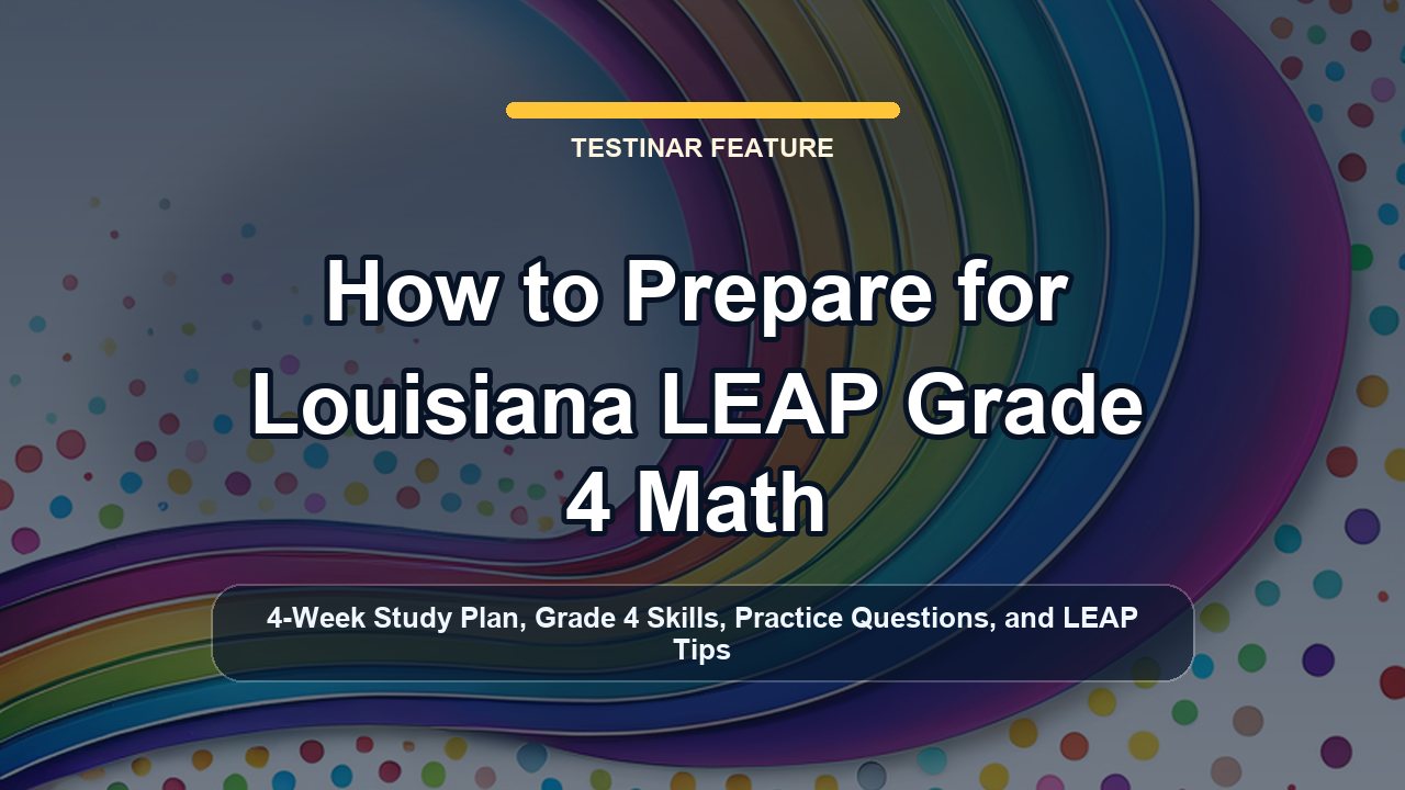 How to Prepare for Louisiana LEAP Grade 4 Math