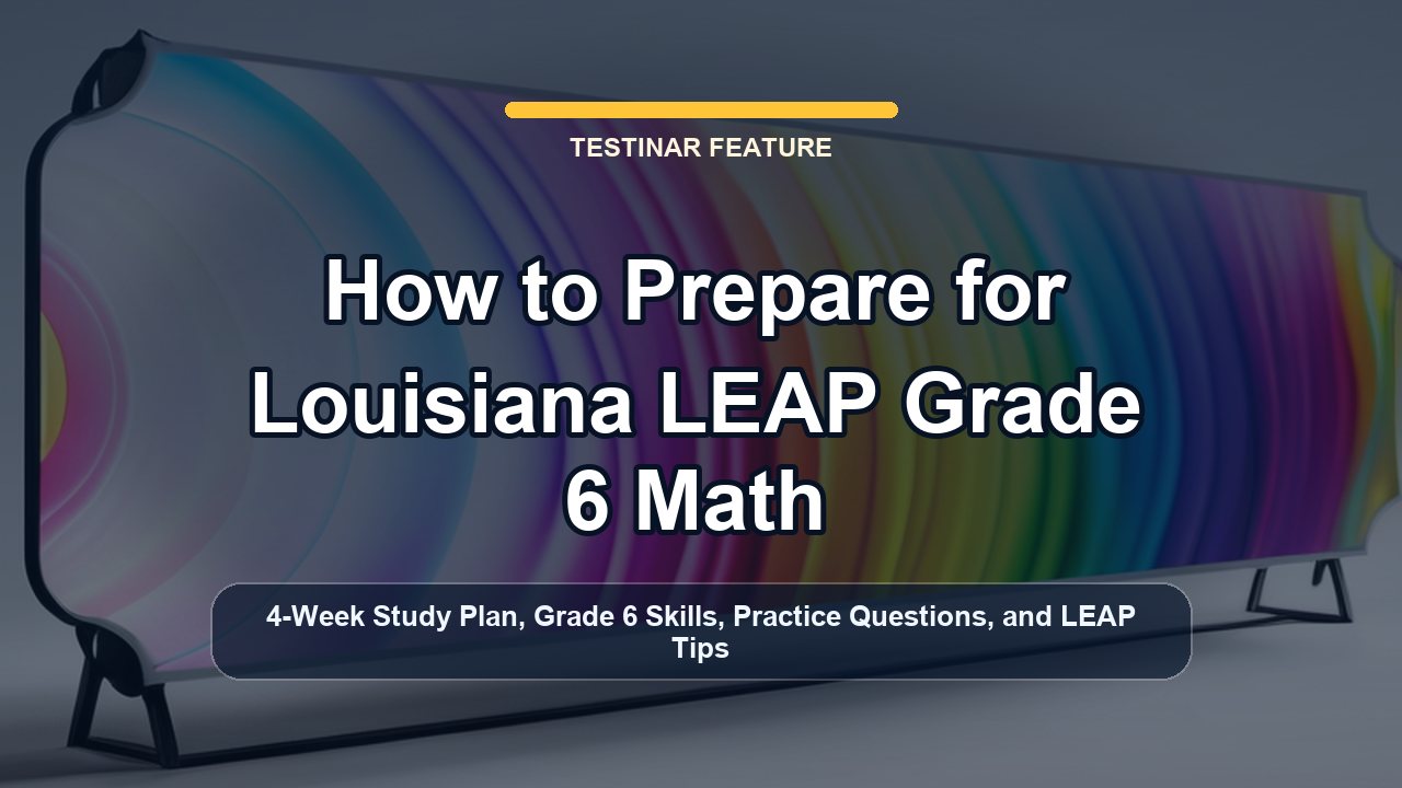 How to Prepare for Louisiana LEAP Grade 6 Math