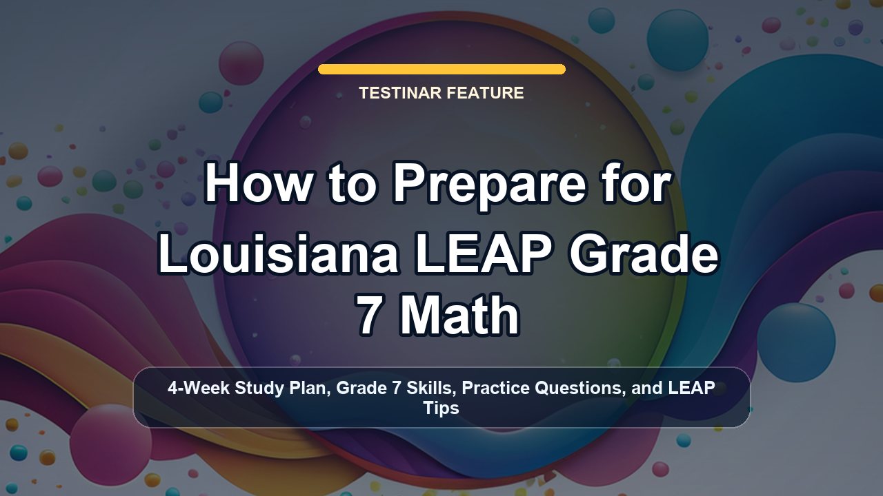 How to Prepare for Louisiana LEAP Grade 7 Math
