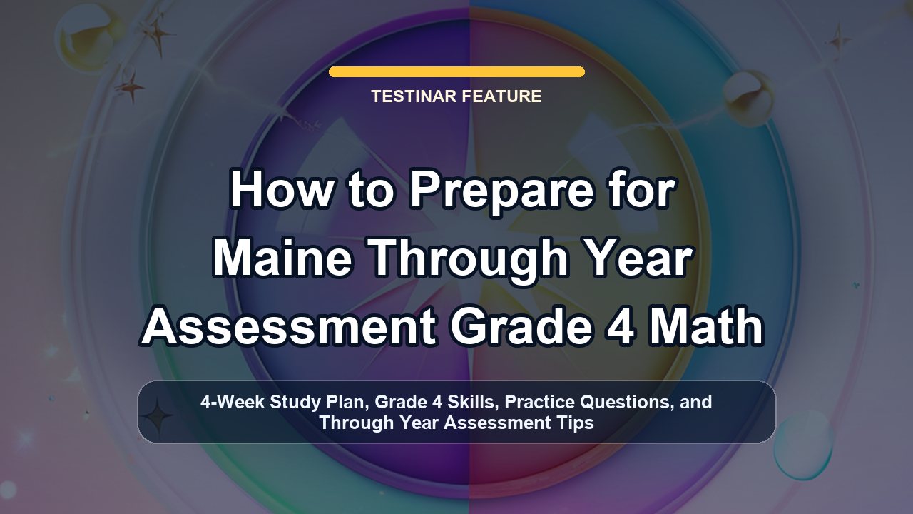 How to Prepare for Maine Through Year Assessment Grade 4 Math