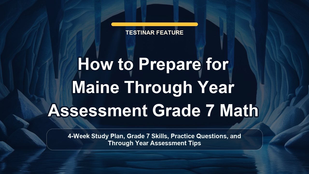 How to Prepare for Maine Through Year Assessment Grade 7 Math