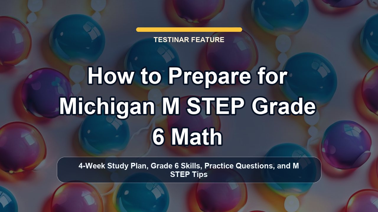 How to Prepare for Michigan M STEP Grade 6 Math