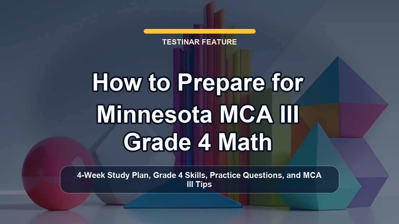 How to Prepare for Minnesota MCA III Grade 4 Math