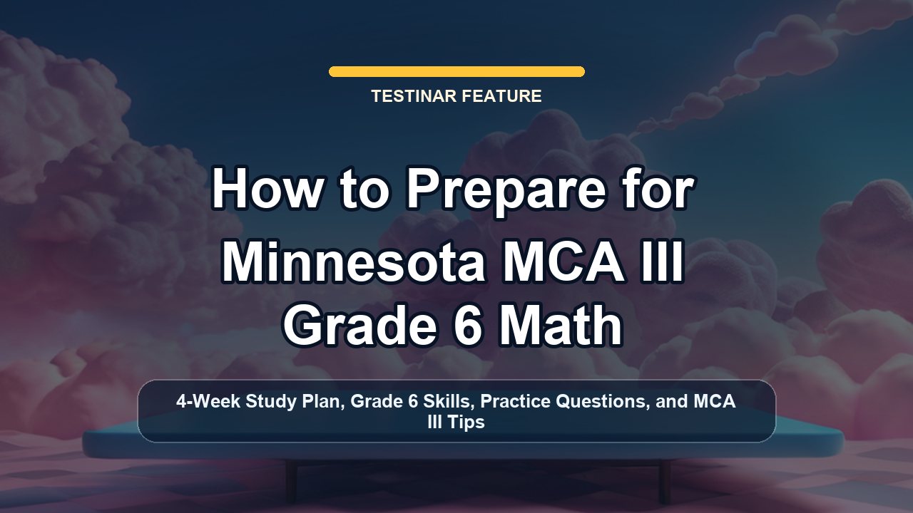 How to Prepare for Minnesota MCA III Grade 6 Math