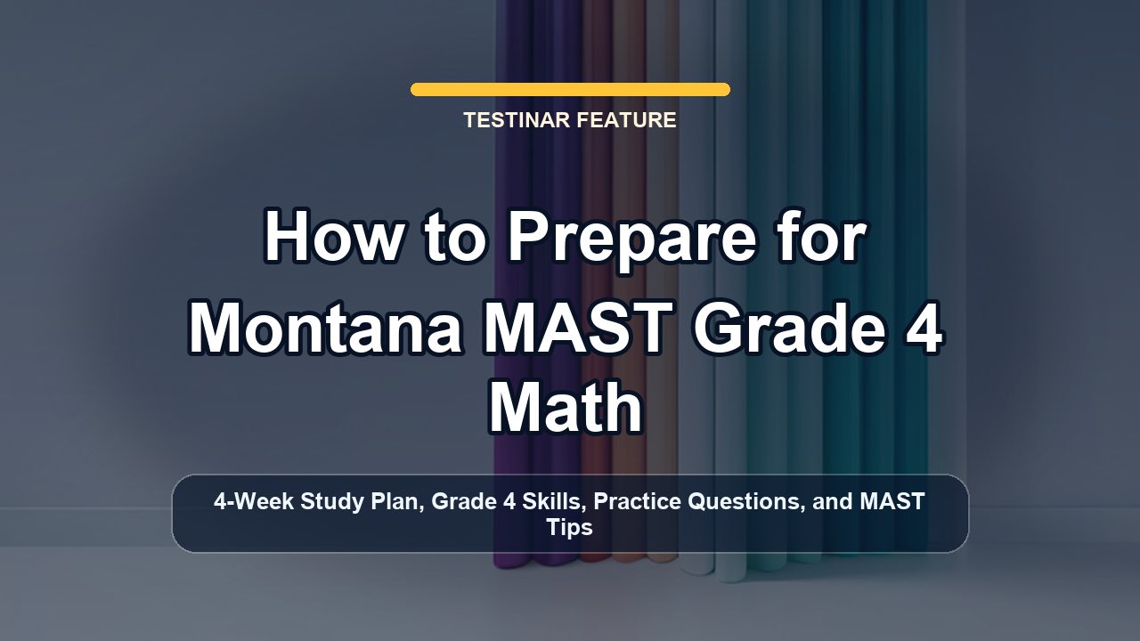 How to Prepare for Montana MAST Grade 4 Math
